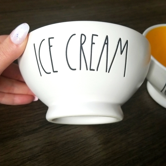 Rae Dunn ice cream bowls- set of 2. - Picture 3 of 3